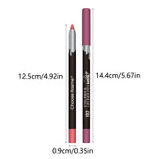 12 Colors Lip Liner Foam Pencil