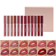 6-Color Waterproof Lip Gloss Set