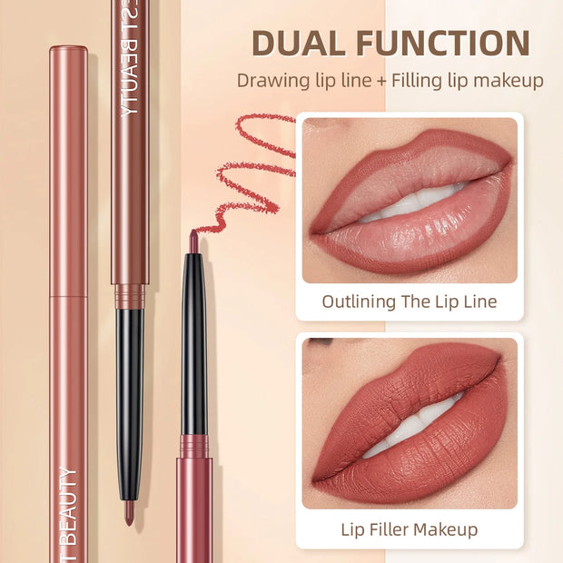 12Pcs/Set Waterproof Pencil Lipstick