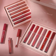 6-Color Waterproof Lip Gloss Set