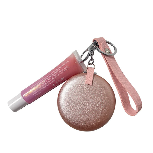 Lip Gloss With Keychain