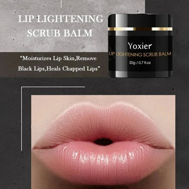 Lip Lightening Scrub Balm for Dark Lips