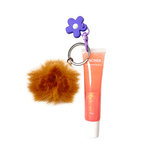 Lip Gloss With Keychain